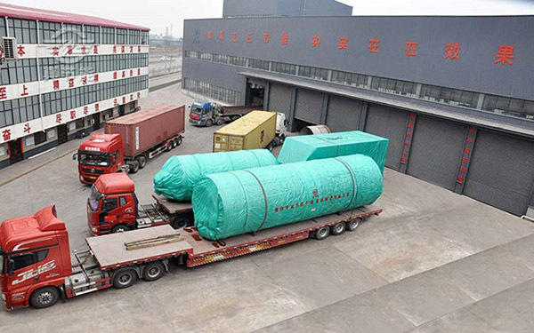 薯渣烘干機發(fā)貨現場 薯渣烘干機發(fā)貨現場